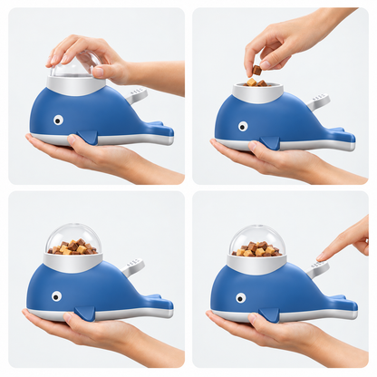 Interactive Treat Dispensing Puzzle Toy for Dogs & Cats – Slow Feeder Reward Toy