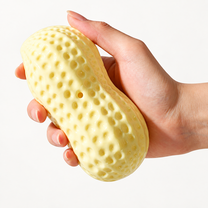 Milk-Scented Squeaky Dog Chew Toy – Textured TPR Dental Toy for Dogs