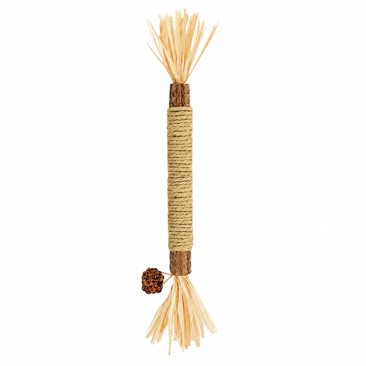 Natural Silvervine Cat Chew Sticks – Raffia, Jute & Gall Fruit Teething Toys