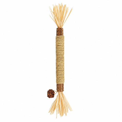 Natural Silvervine Cat Chew Sticks – Raffia, Jute & Gall Fruit Teething Toys