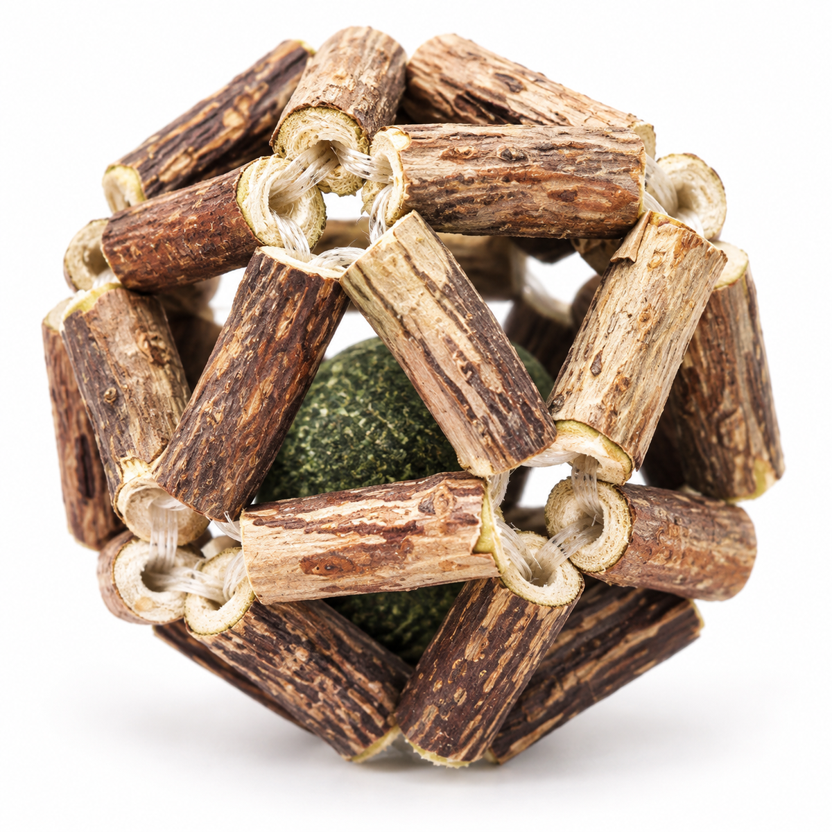 Natural Silvervine Cat Chew Ball with Catnip – Interactive Dental Toy for Cats